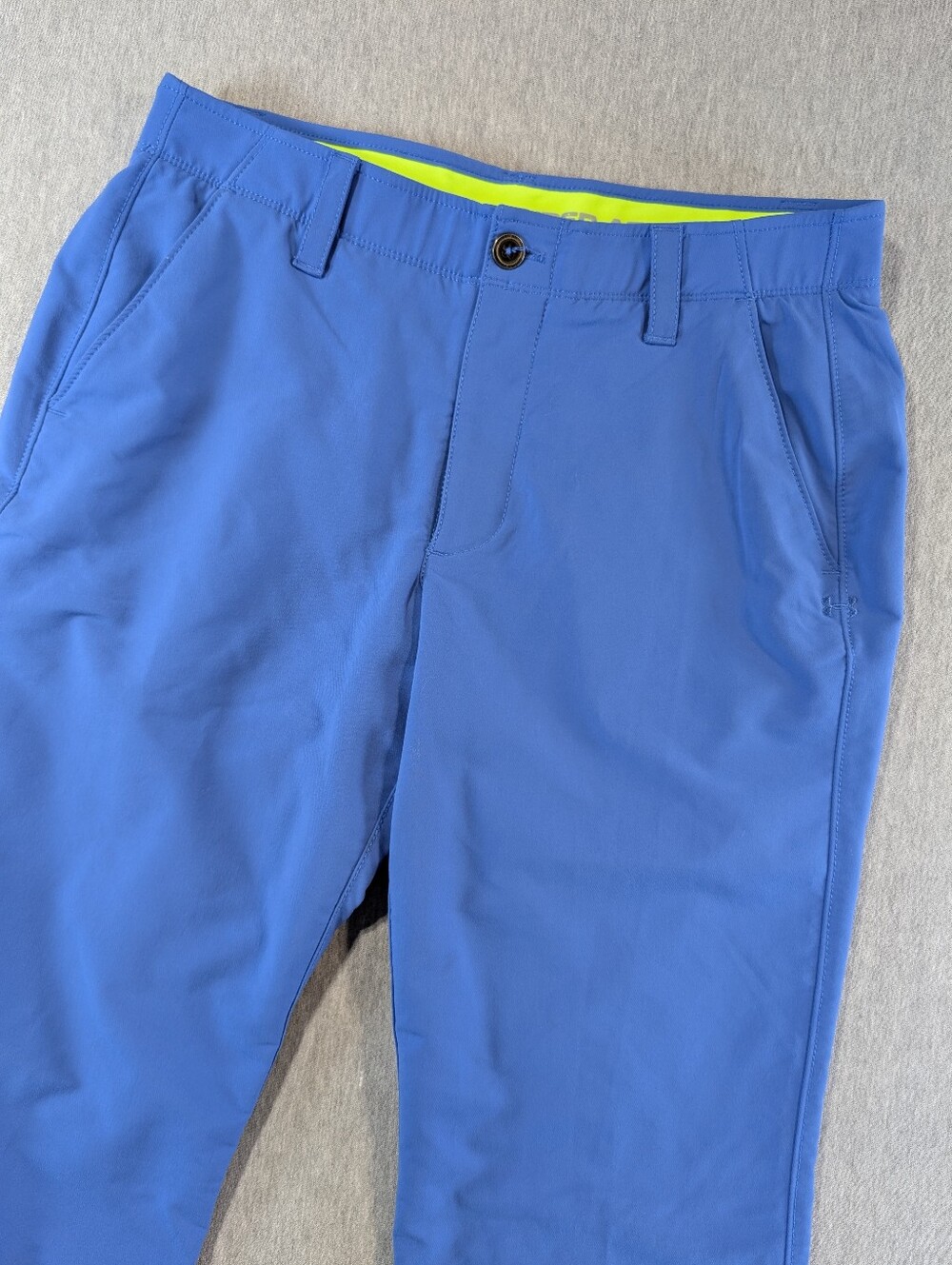 Under Armour Loose Performance Golf Pants Men's 32 X 34 Blue Nylon Blend